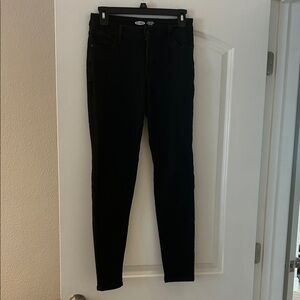 Old Navy Black Rockstar Super Skinny Jeans